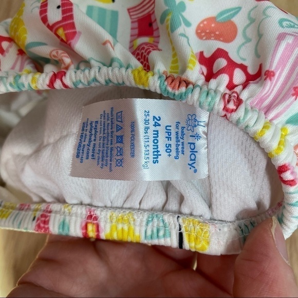 IPlay Swim Cover UPF 50+ 24 months Girl Fruit Watermelon Pineapple - Picture 5 of 5